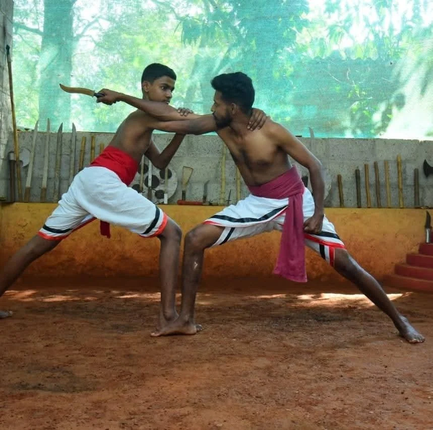A traditional close-combat training sequence
